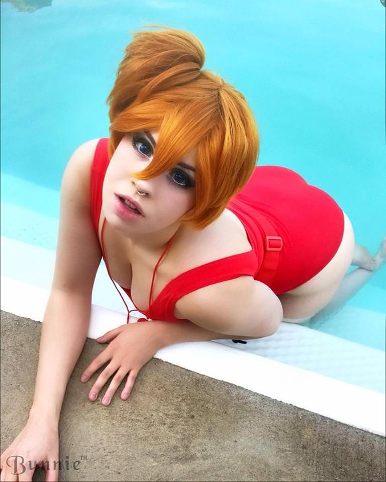 Self Misty Swimsuit Cosplay By Captainbunni