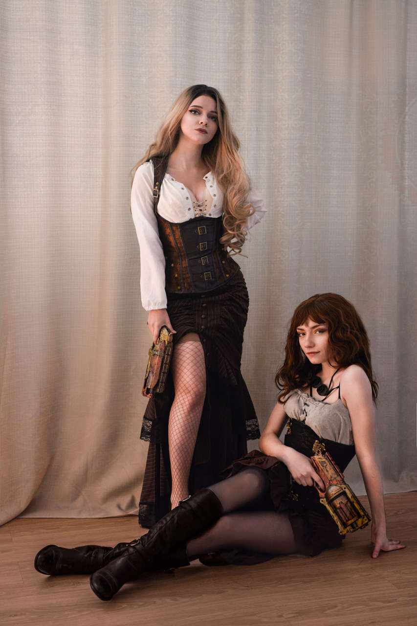 Steampunk Ladies By Carrykey And Evenink Cospla