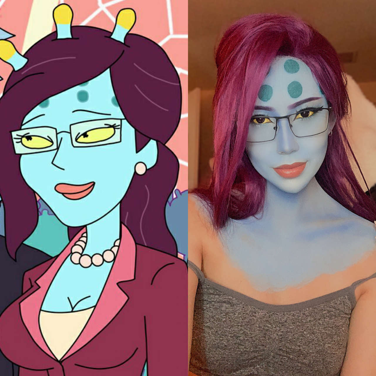 Unity From Rick And Morty Makeup Test Felicia Vo