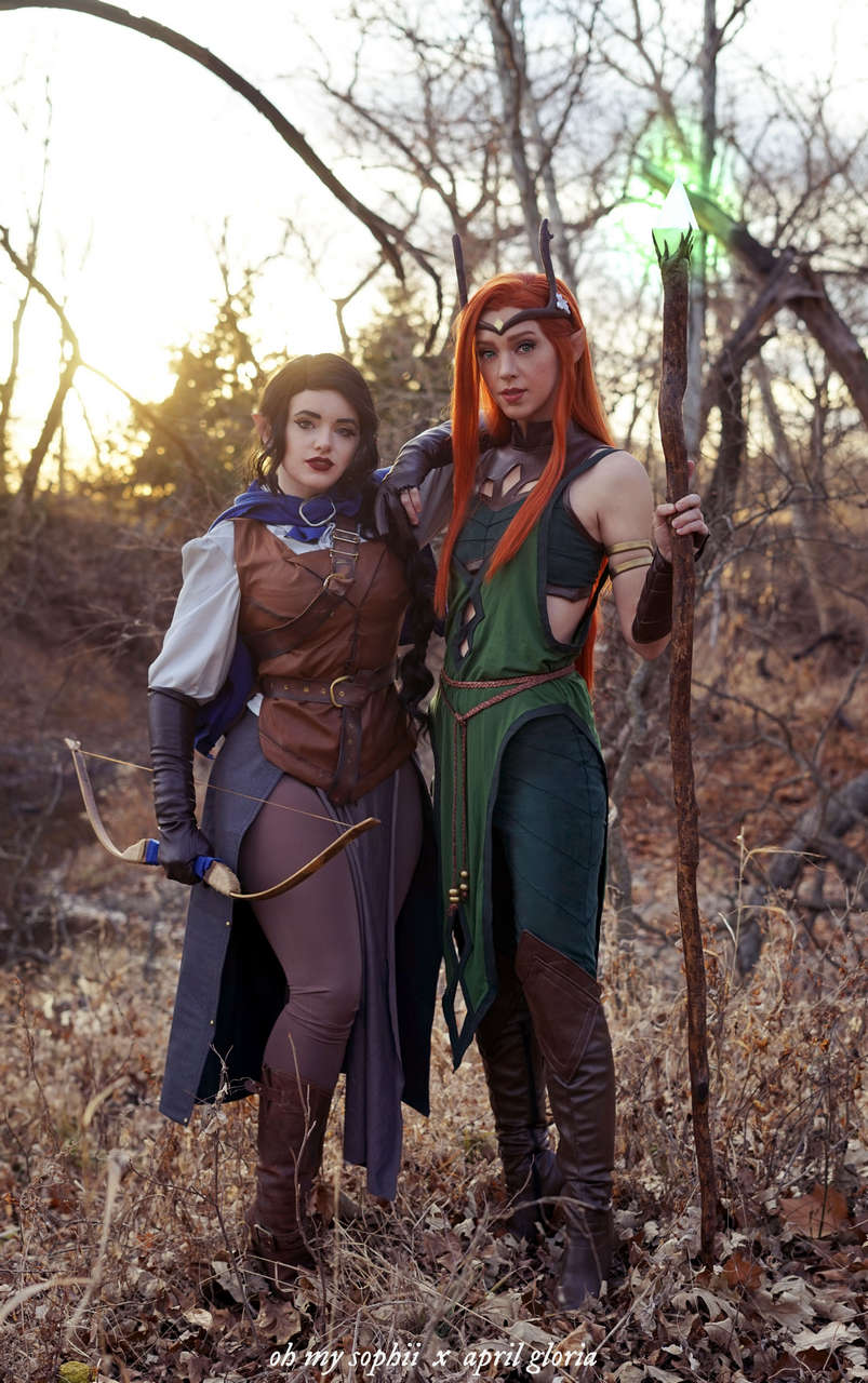 Vexahlia And Keyleth From Critical Role By Oh My Sophii And April Glori