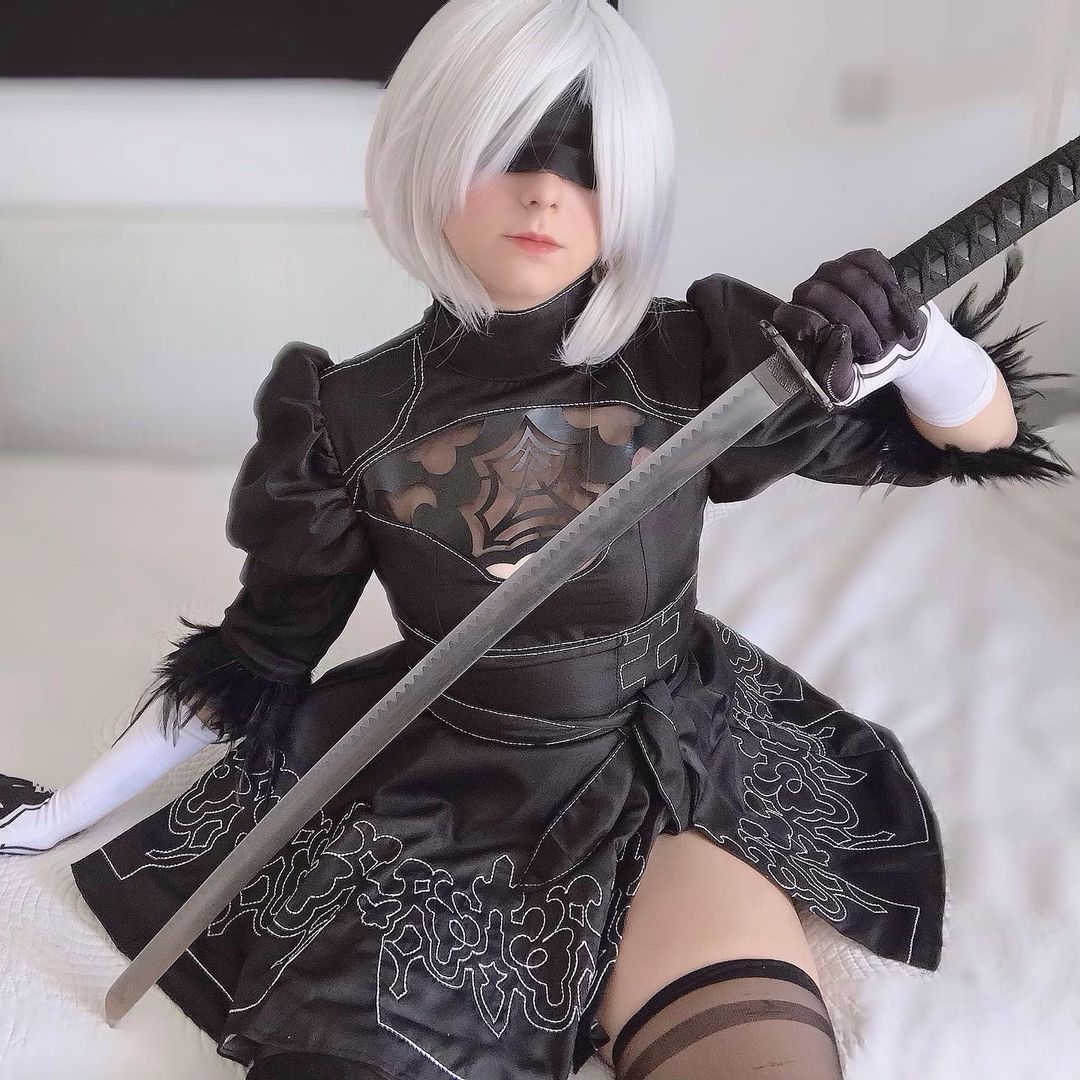 2b Cosplay From Nier Automata By Talulahwaif