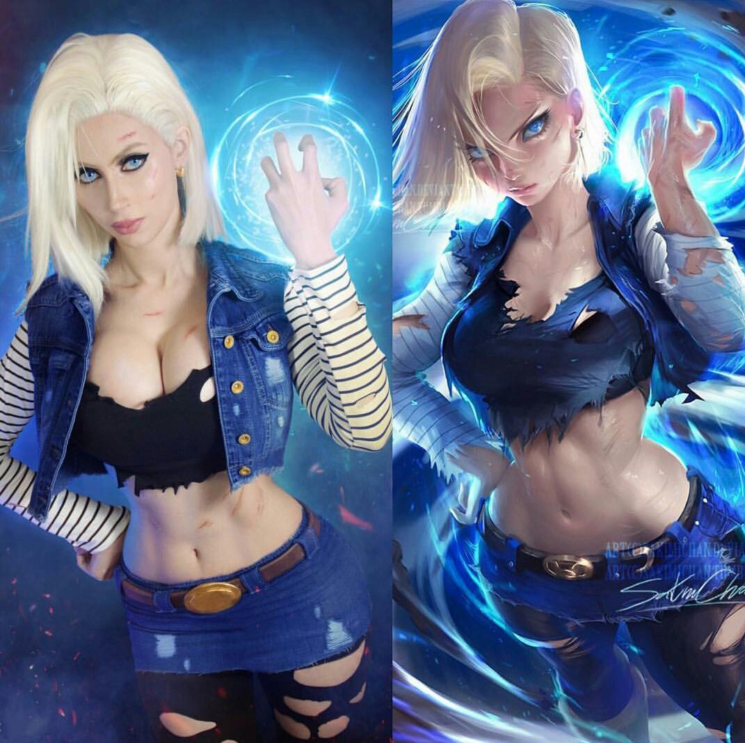 Adami Langley Android 18 Cospla