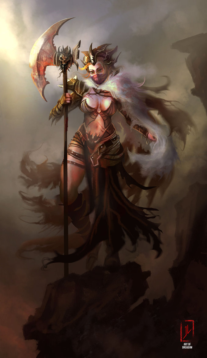 Barbarian Priestess By Jimmy Dreadjim Lin