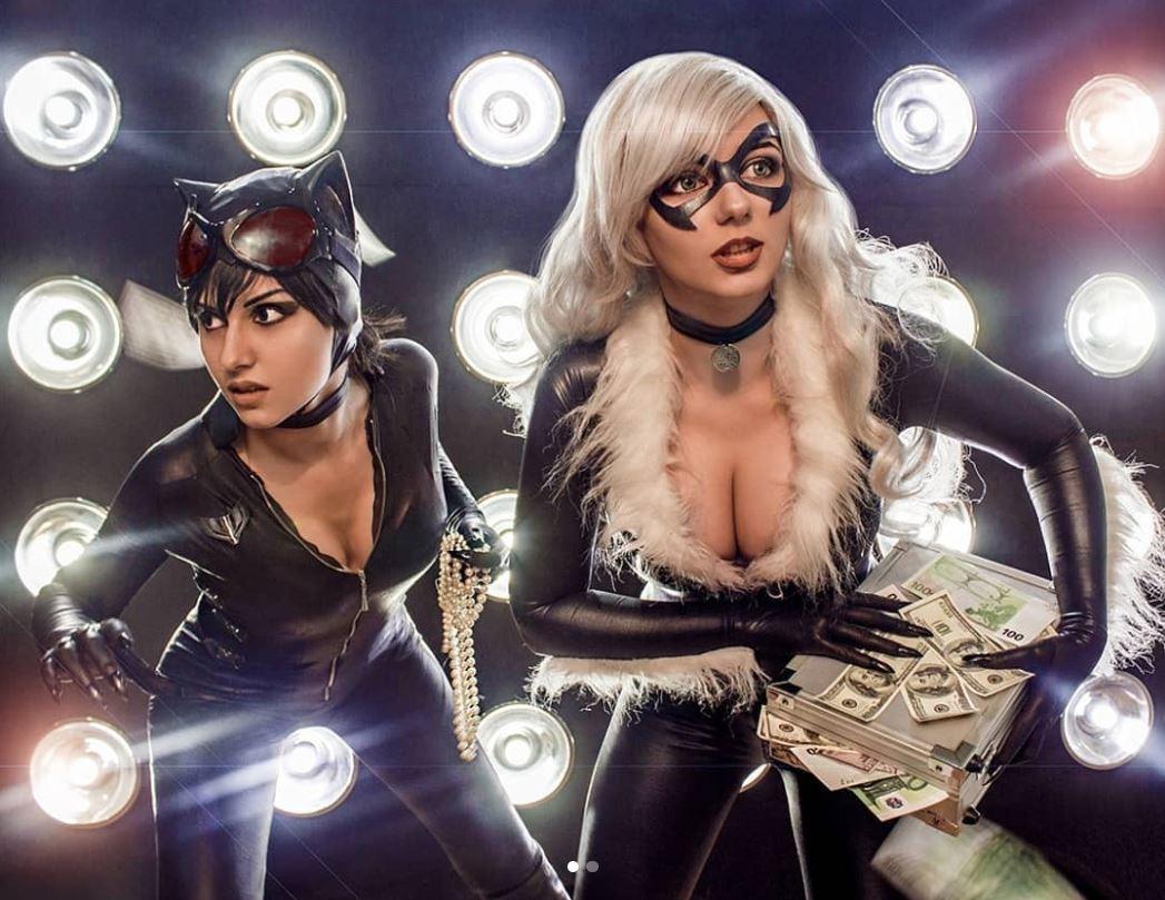 Black Cat And Catwoman By Agflower Shu And Yuffie Chi