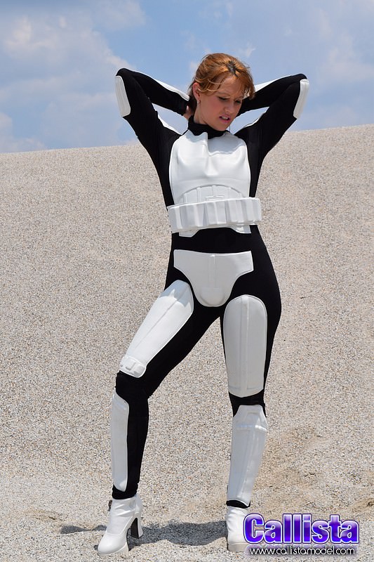 Callista Model Storm Trooper Cosplay