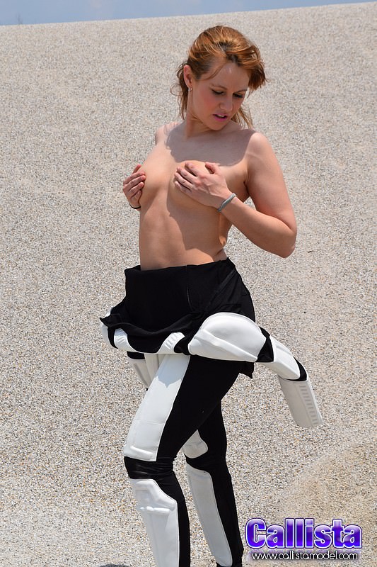 Callista Model Storm Trooper Cosplay