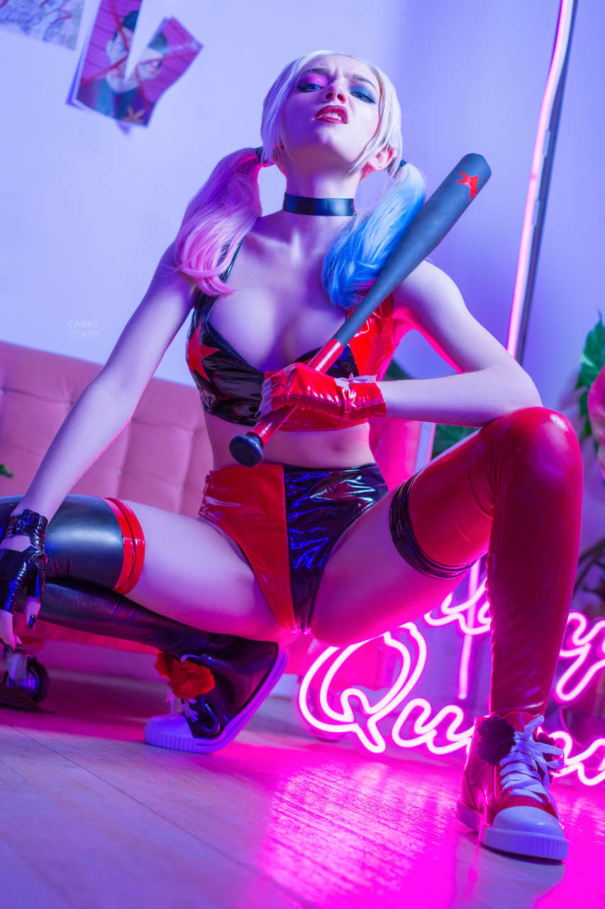 Cheeky Harley Quinn Cosplay By Carrykey Sel