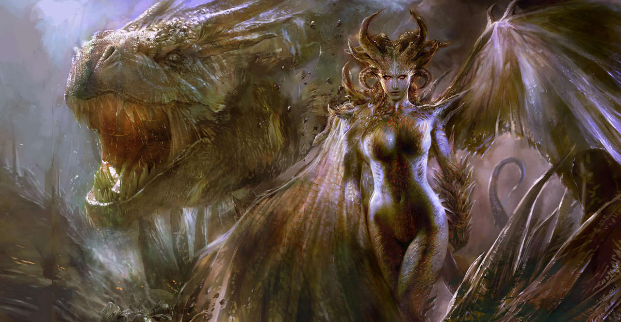 Dragon Queen By Pablo Fernande