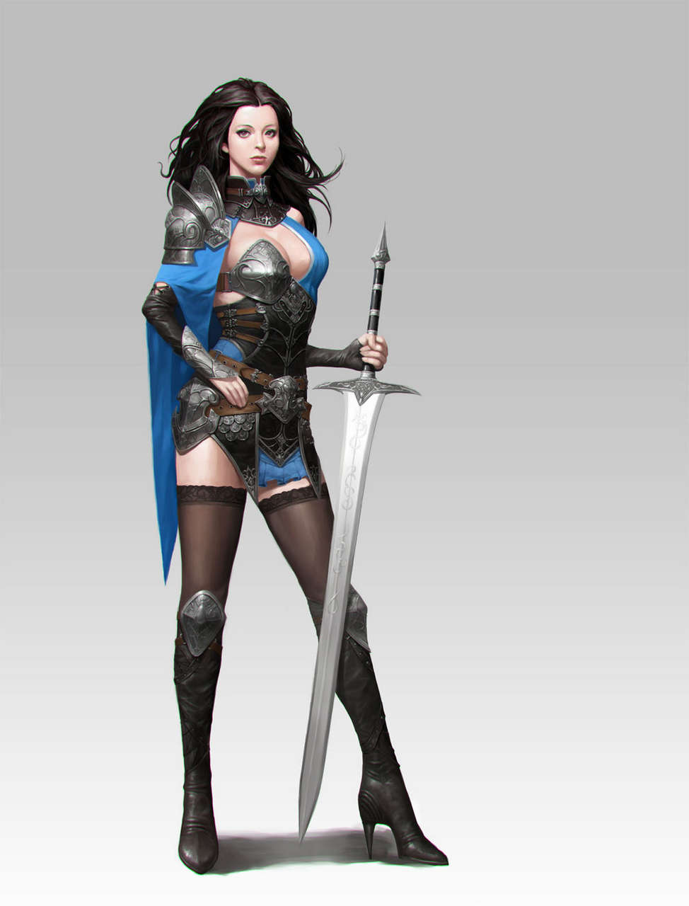 Female Knight By Woochang Cho