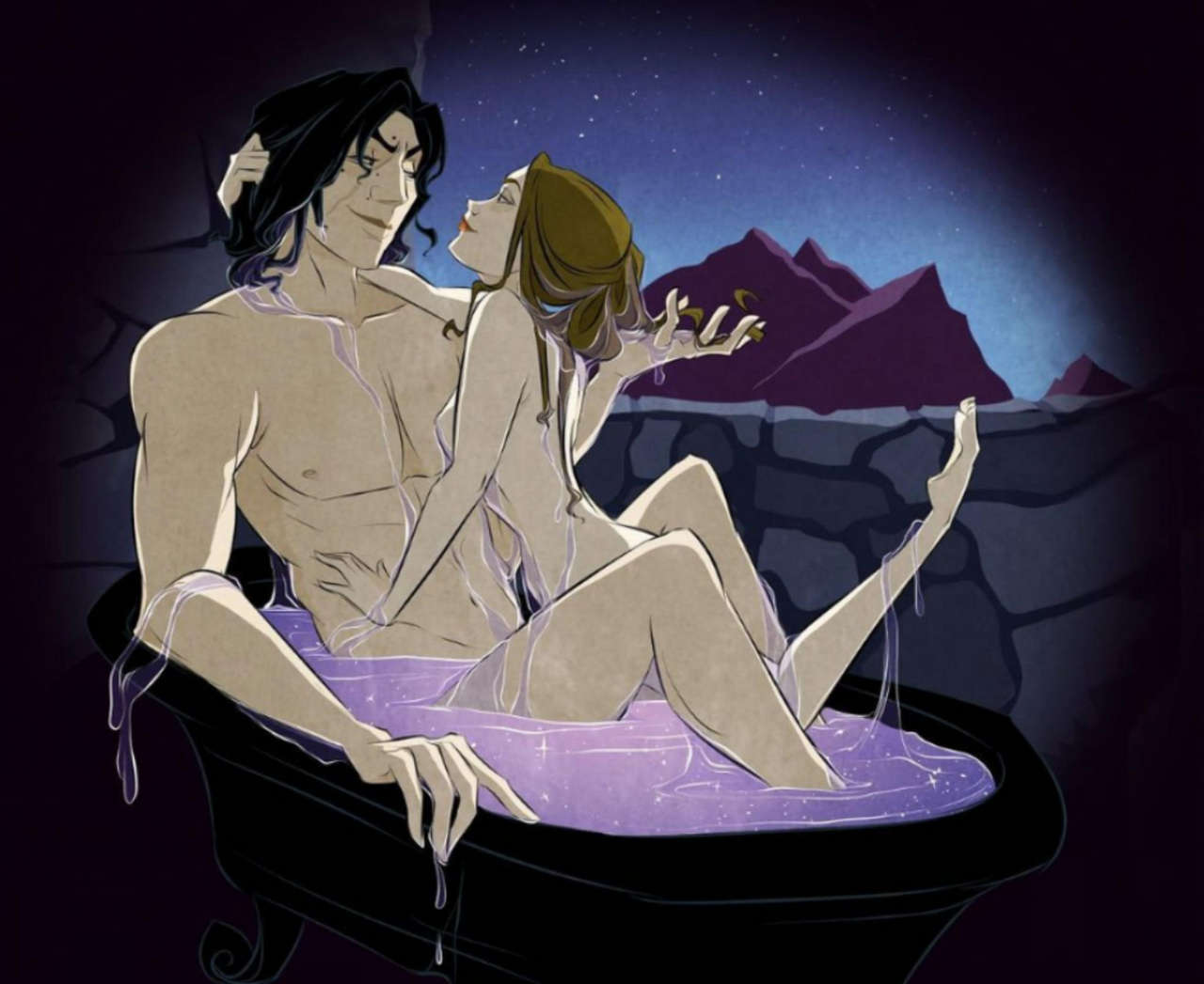 Kylo And Rey Reylo Share A Bath Together Drea 