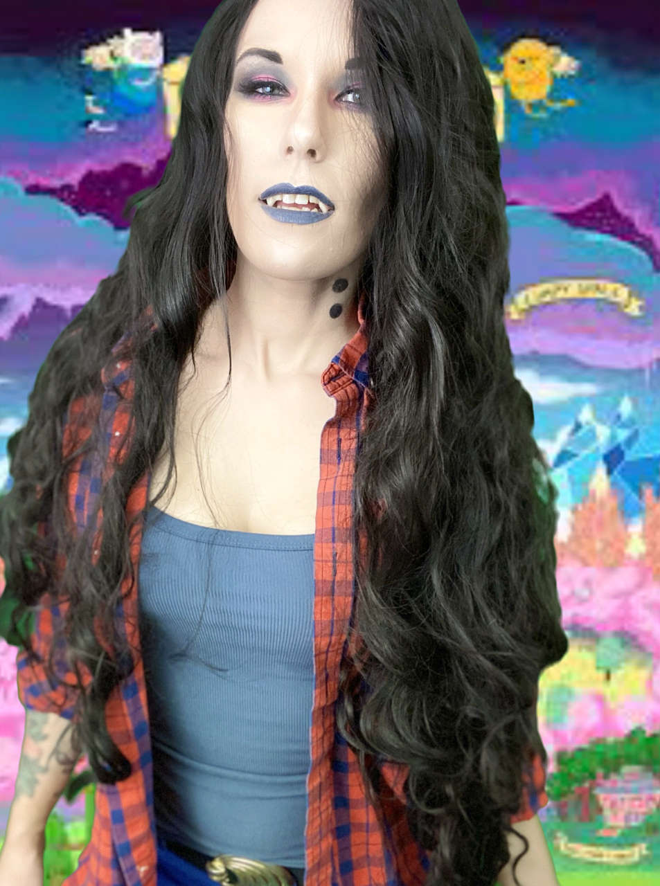 Marceline The Vampire Queen From Adventure Time Done By Harlequin Barbie Sel