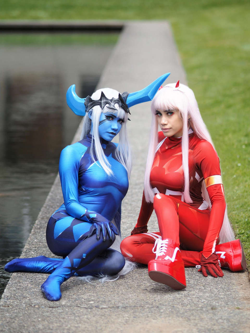 My Sister And Me As Zero Two And Klaxosaur Princes