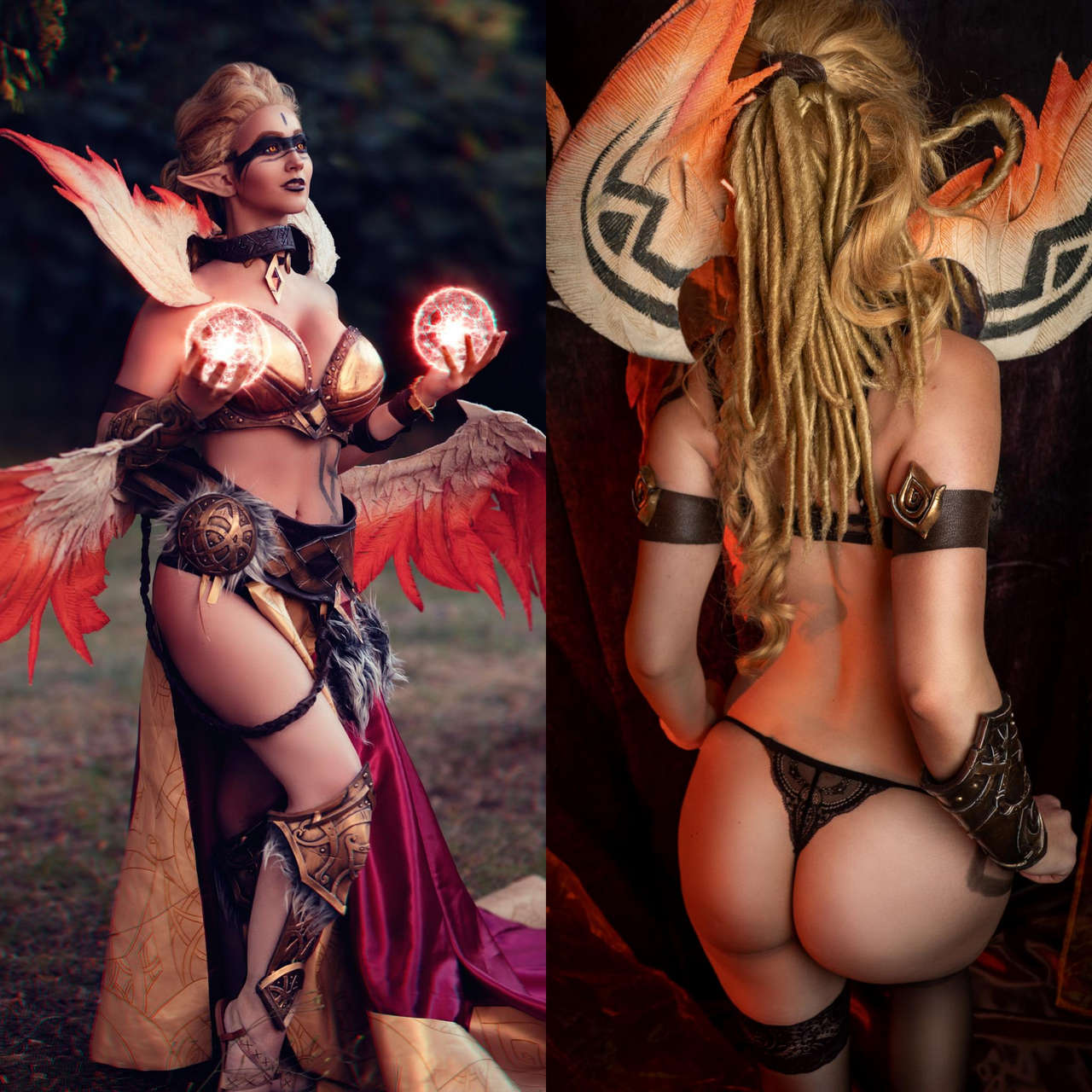 On Or Off Liensue As Exiled Morgana From League Of Legends Left Photo Made By Bcwphot