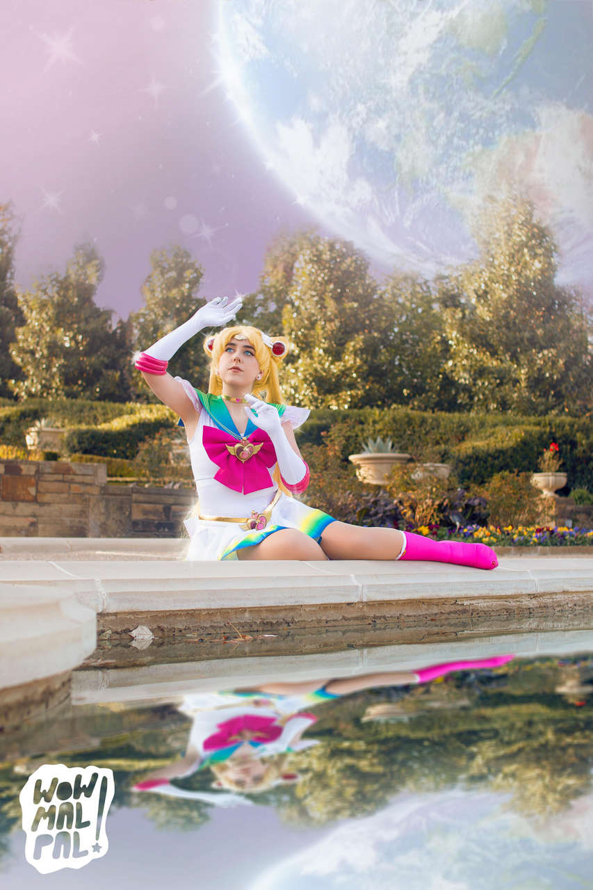Self As Sailor Moon This Garden Area Was So Prett