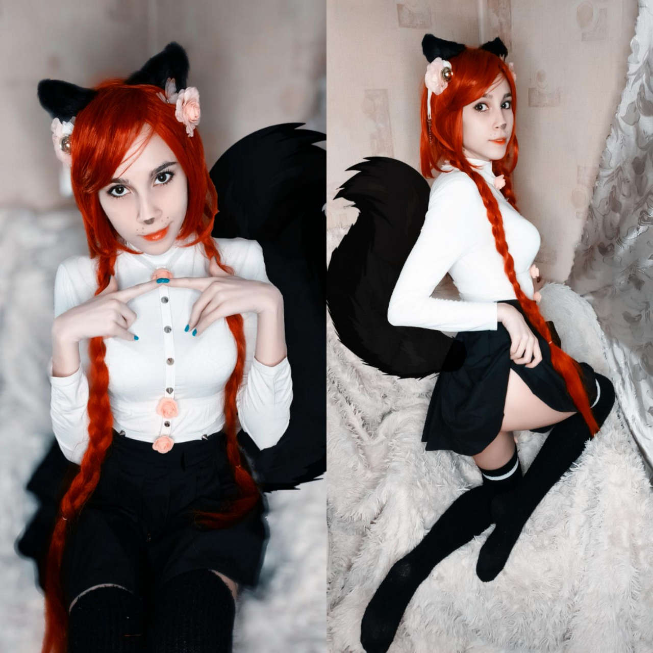 1or 2 Fox Girl By Reymava