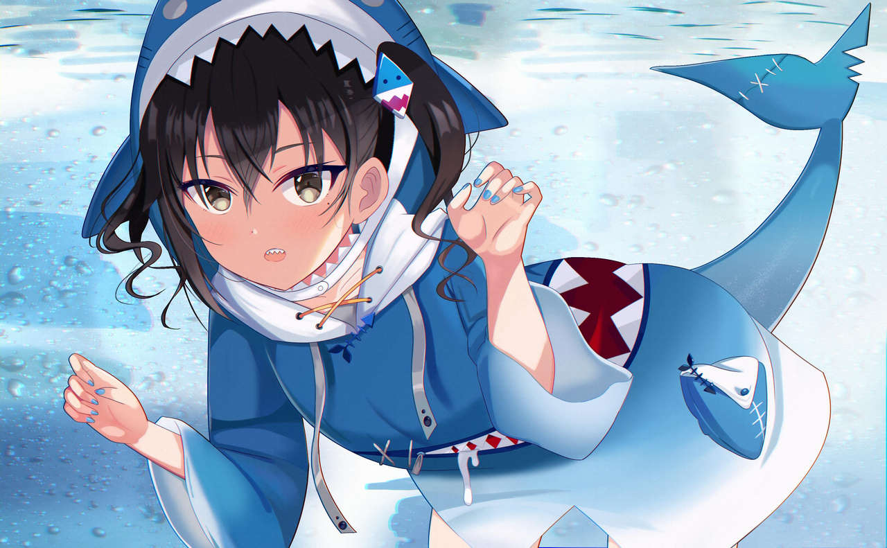A Shark Cosplaying As Another Shark Idolmaster Hololiv