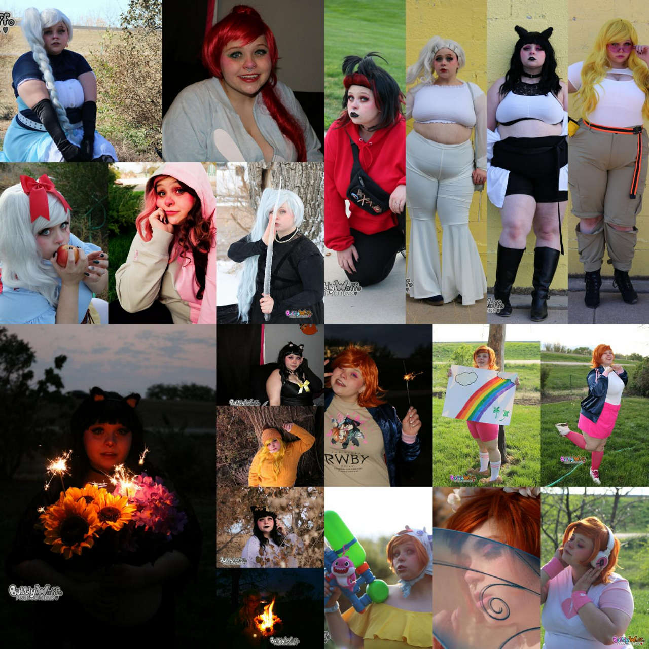 All 20 Rwby Cosplays I Did This Yea