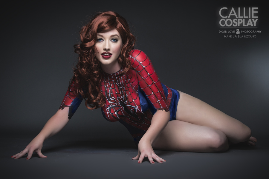 Callie Sexy Spider Girl Photo Set
