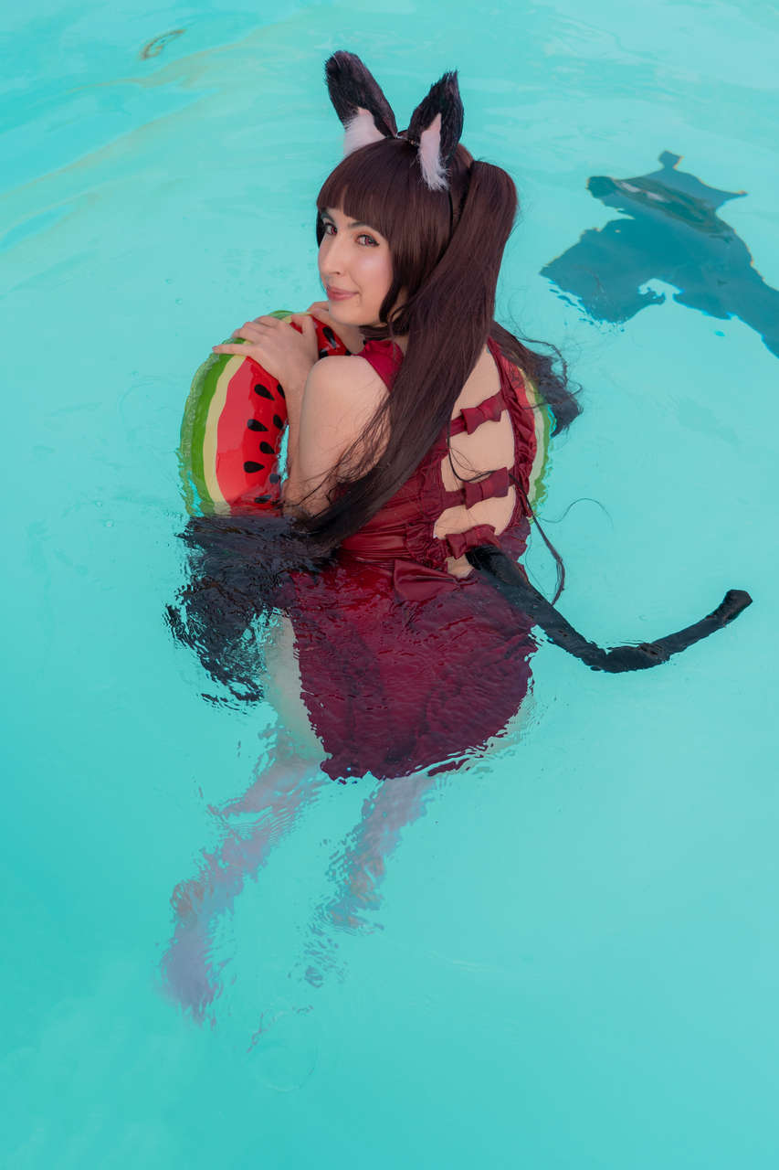 Come Swim Too Masteer Chocola Pool Cosplay By Kerocch