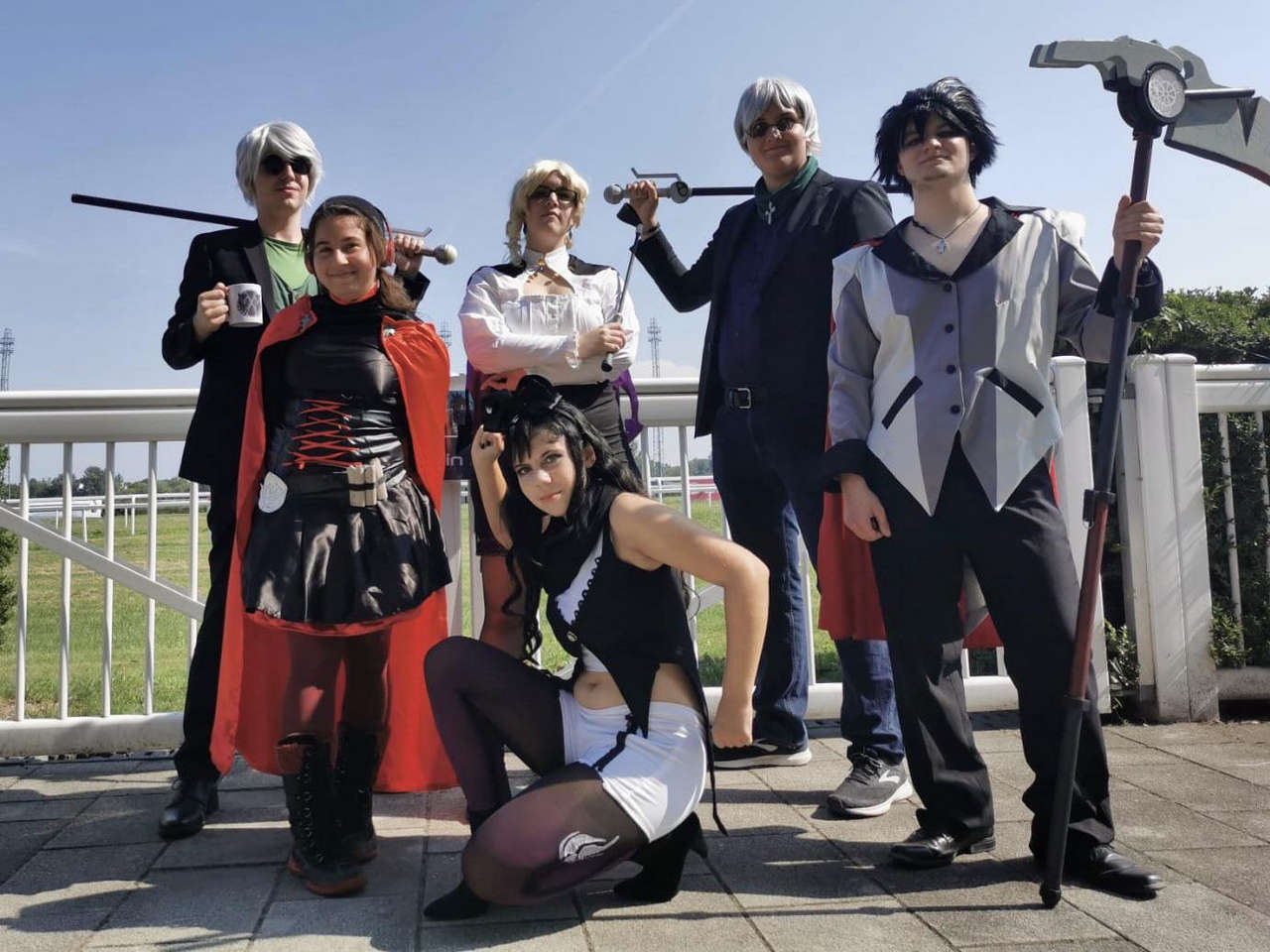Cosplay Group Meetup With Ozpin 2x Ruby Glynda Blake And Qro