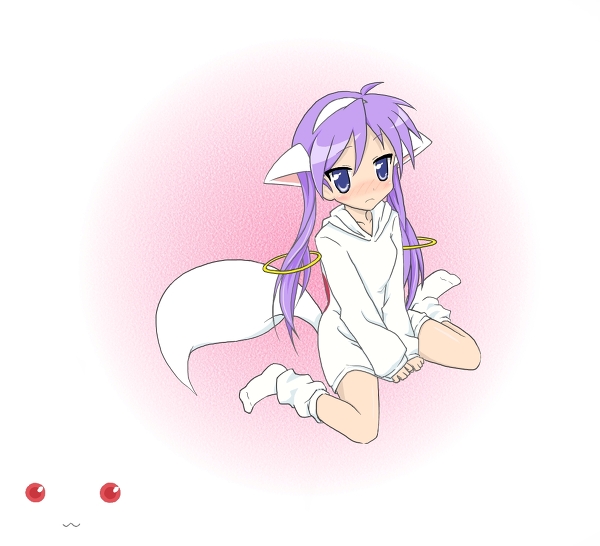 Embarrassed By Her Cosplay Lucky Star Madoka Magic