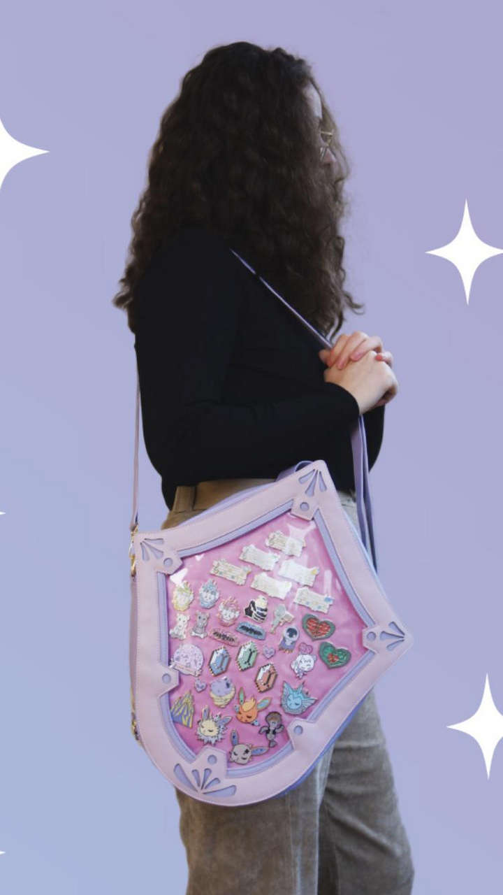 Fight Like A Girl Shield Ita Bag By Cosmiclavenderdust Perfect For Cosplay