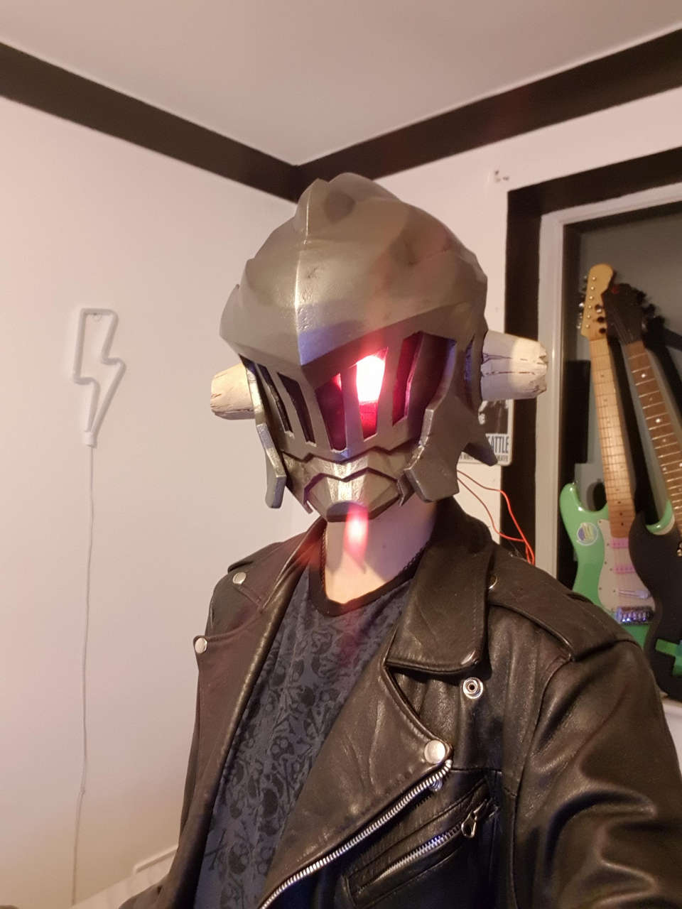 Finished The Helmet For My Goblin Slayer Cospla