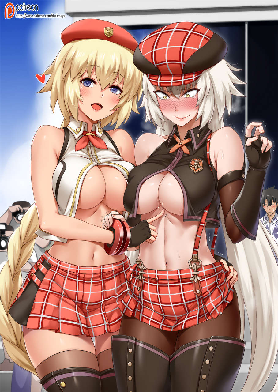Jeanne And Jalter Cosplaying As Alisa Fate God Eate