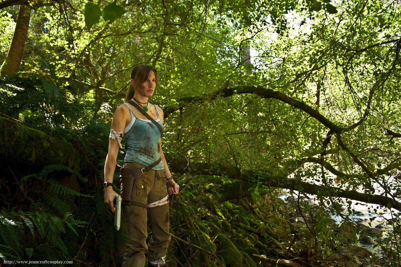 Jenn Croft As Lara Croft Tomb Raide