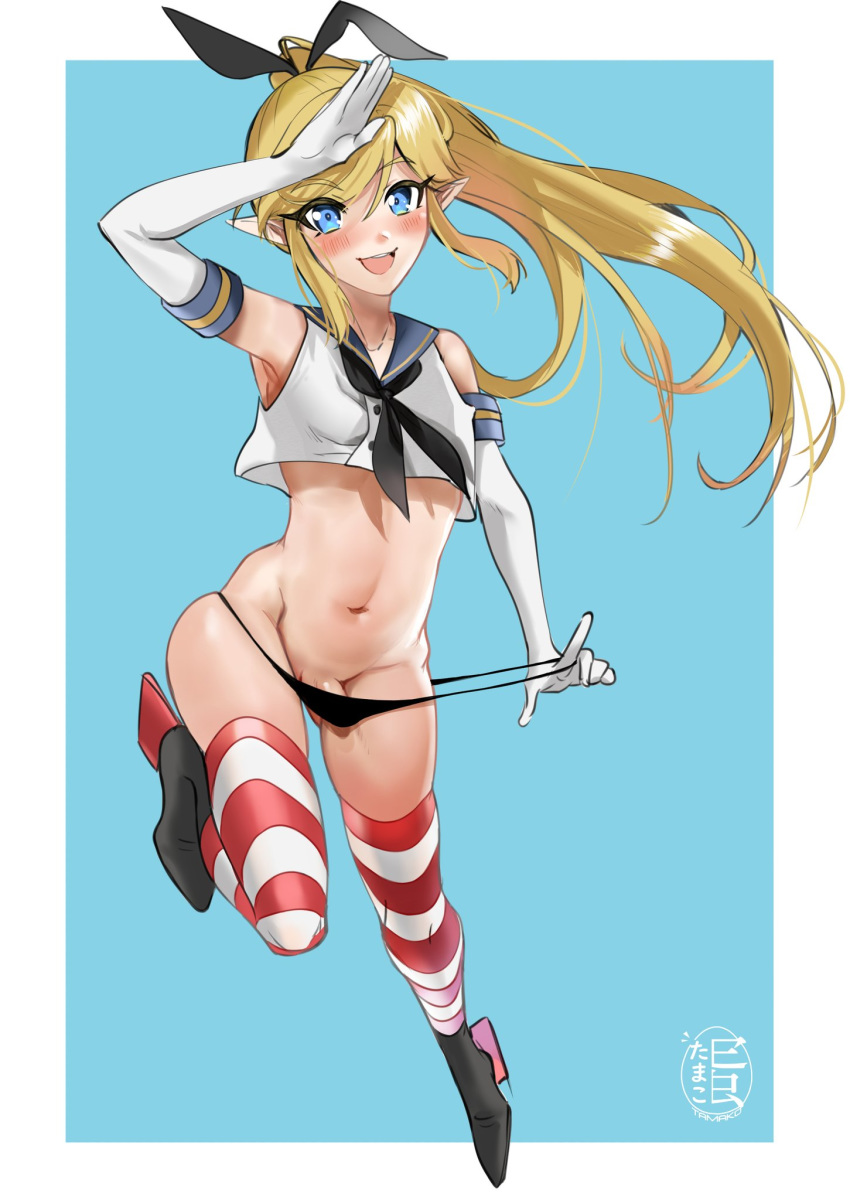 Link In S Shimakaze Cosplay Just Adorable Made By Tamatamak