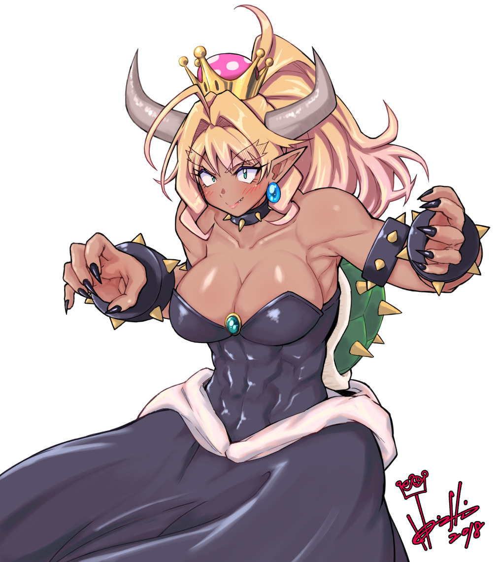 Michelle Chan Cosplaying Bowsette Original Mario Serie