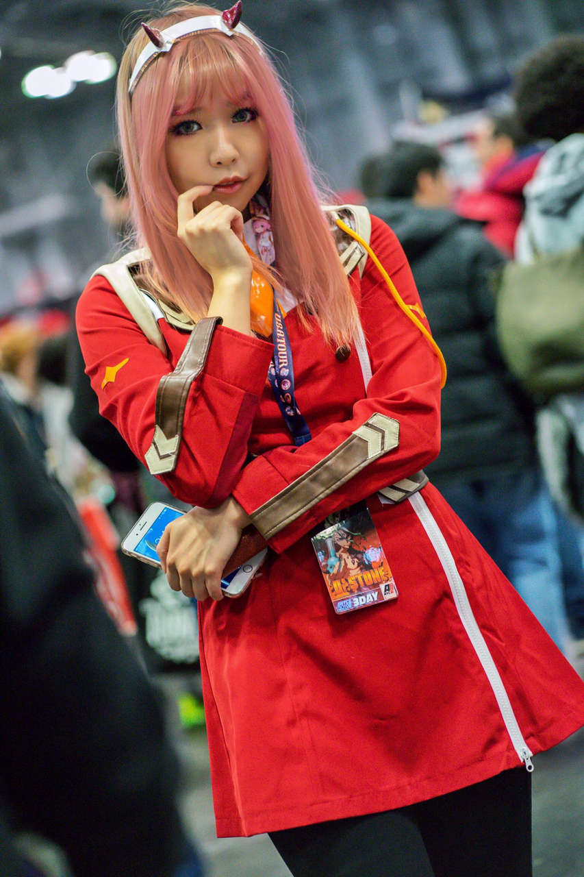 My Cosplay As Zero Two With My New Pink Hai