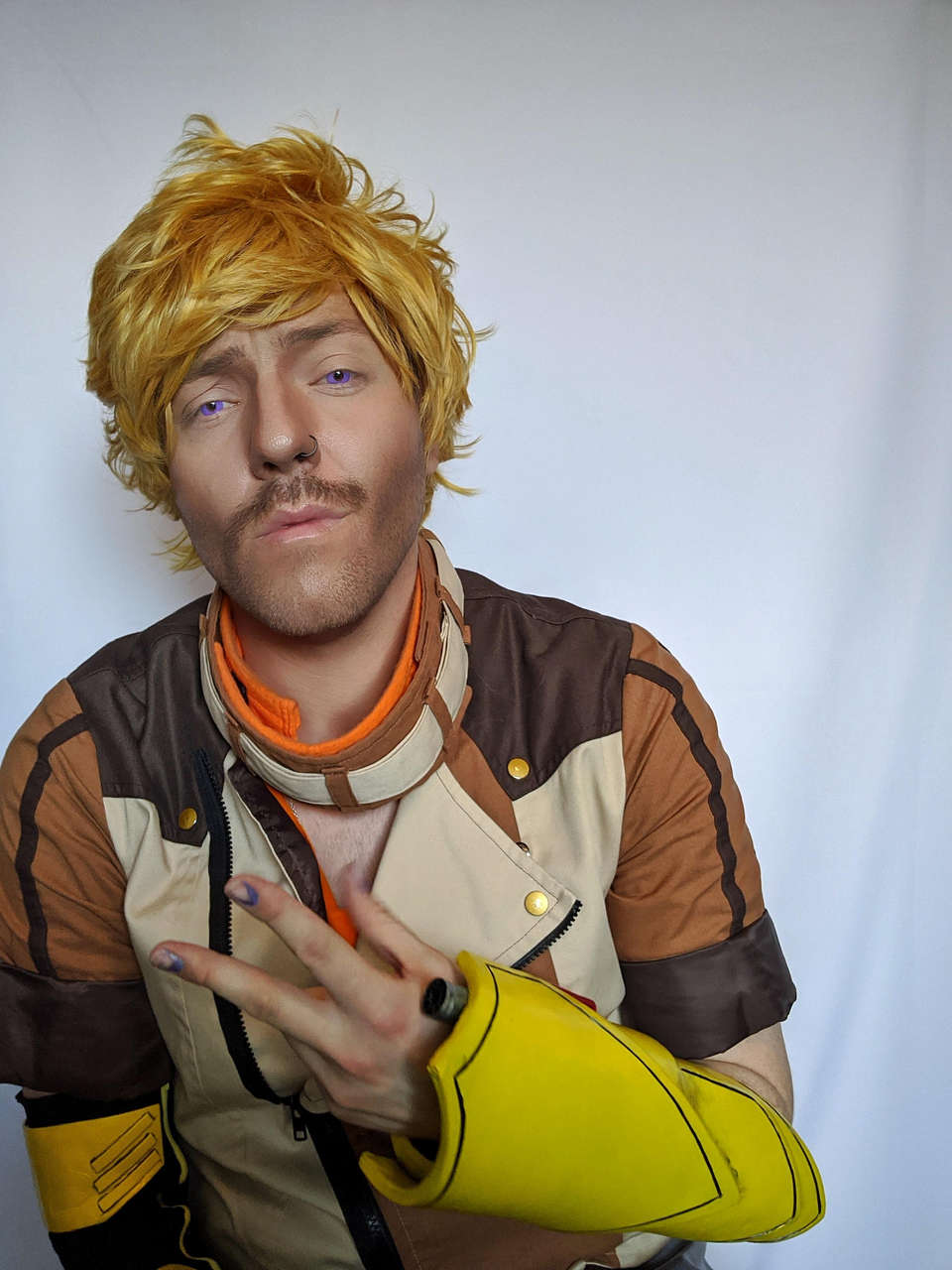 My Genderbent Yang Cosplay Now With A Moustach