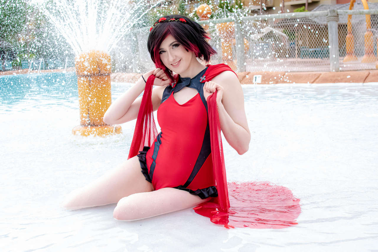 Ruby Rose At The Pool Cosplay Made By Labinnak Mangoloo Cosplay