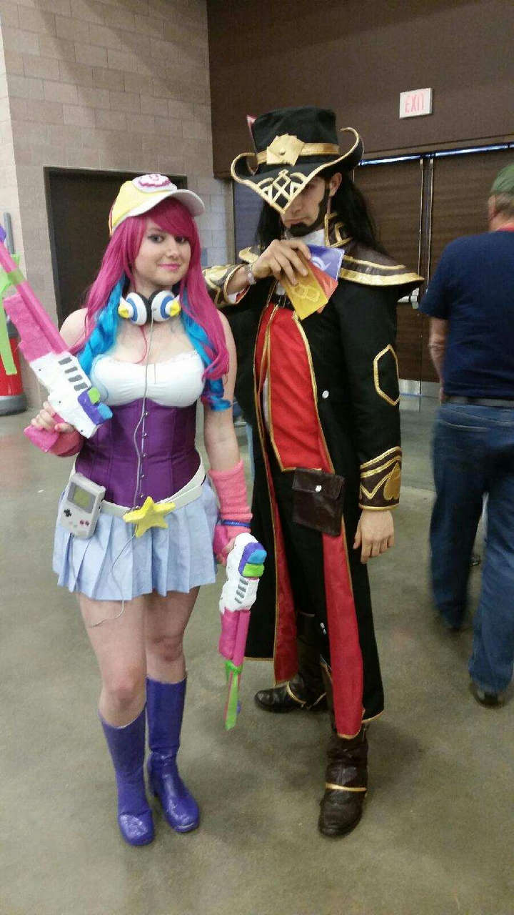 Self First Time Cosplay Arcade Miss Fortune With Twisted Fate At Dallas Comic Co