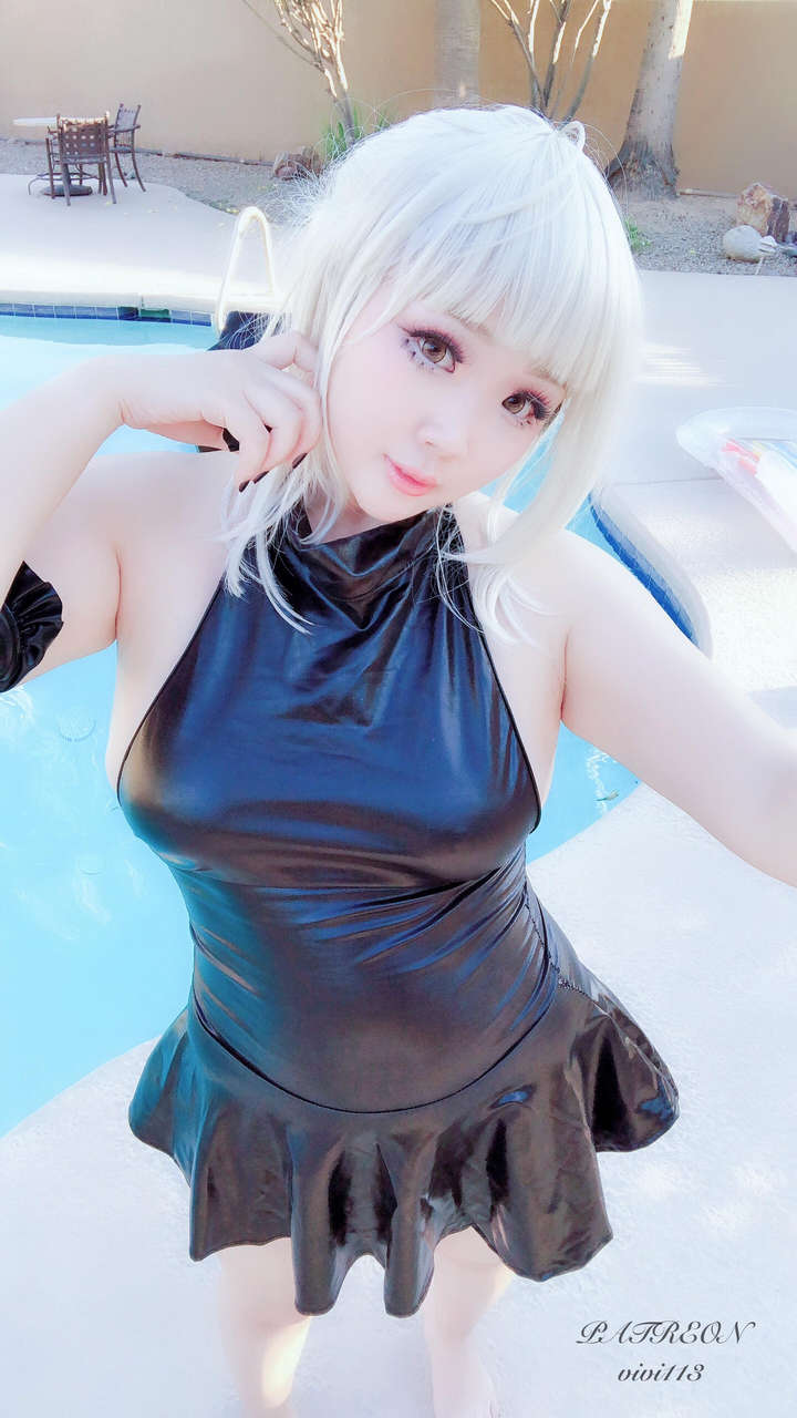 Self Wanna Swim With Me Master Saber Alter From Fgo By Vivi We