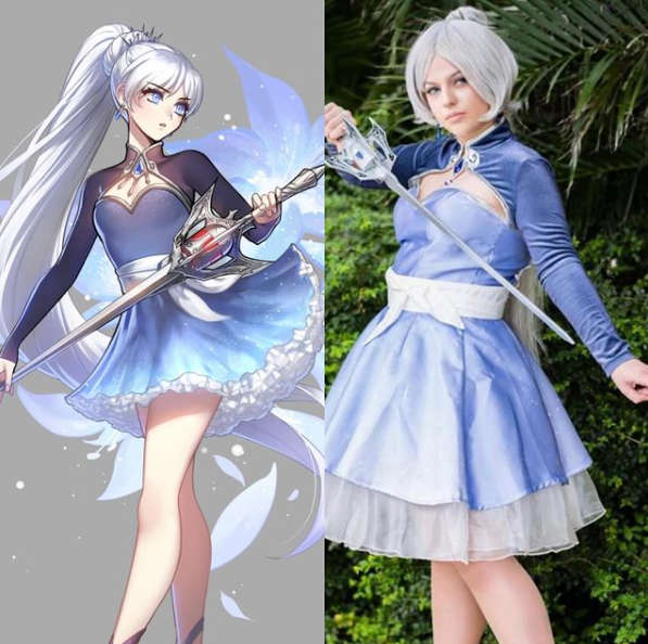 V4 Weiss Cosplay Compariso