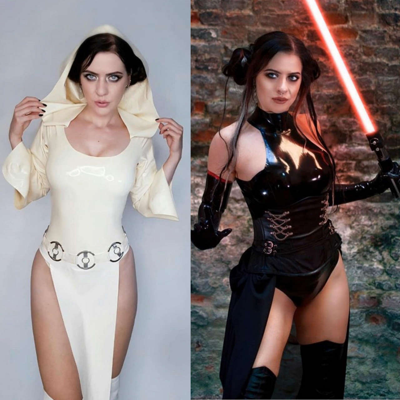 Which Path Will You Choose Princess Leia And Sith Leia By Purplemuffin