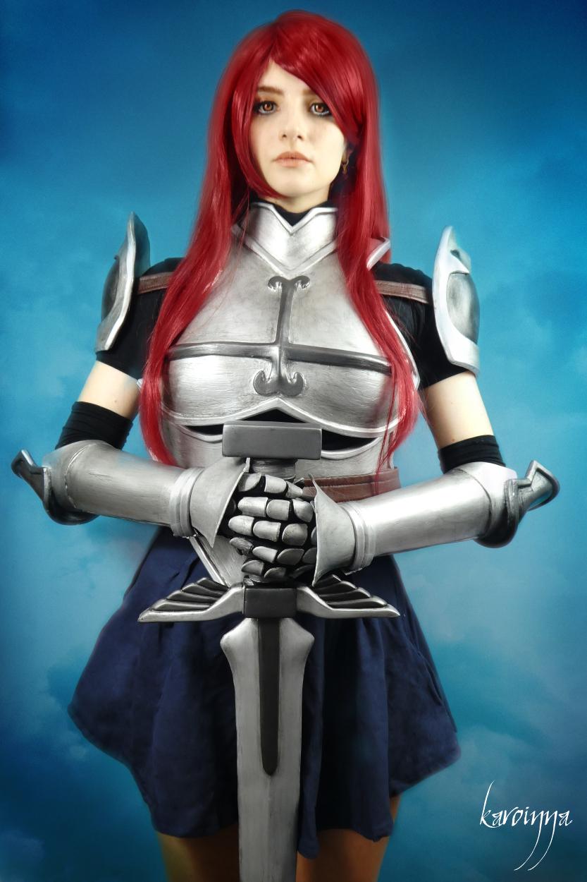 Erza Scarlet From Fairy Tail By Karoinn