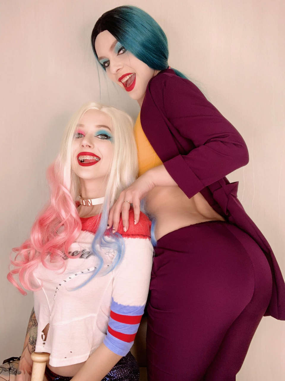 Harley Quinn And Joker From Dc By Purple Bitch And Hey Ror