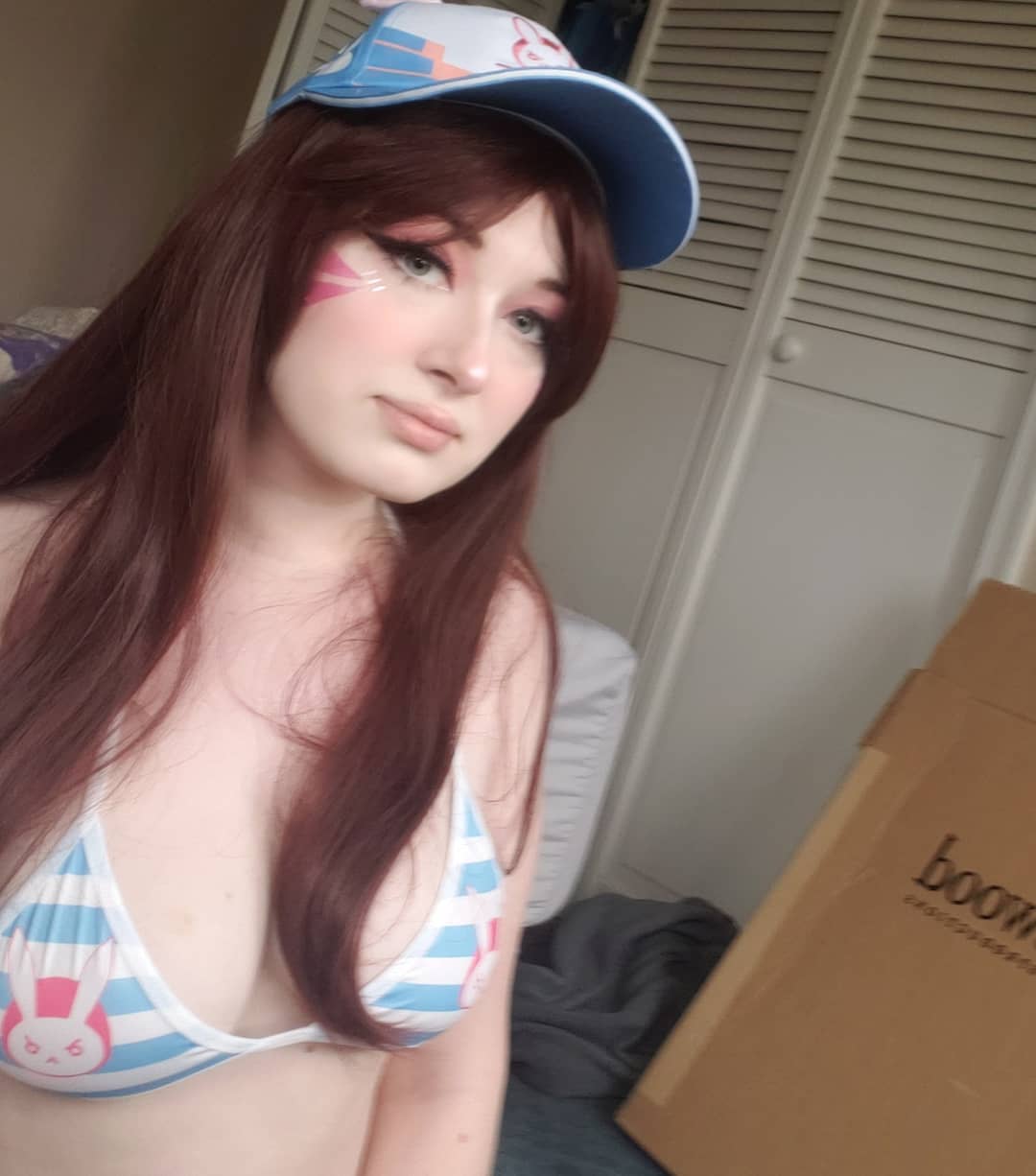 Here Me In My Dva Swimsuit Cosplay Suit Was Gift Form My Friend