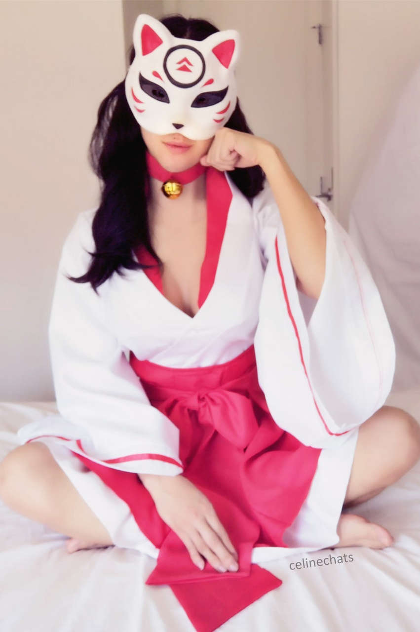 Kitsune Priestess By Celinechat