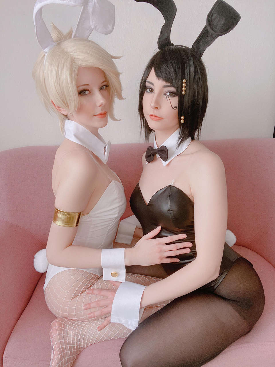 Mercy And Pharah From Overwatch By Sanny Cosplay Lillybakamot