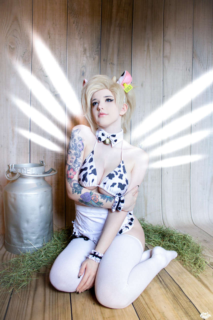 Mercy From Overwatch Cow Version By Enafo