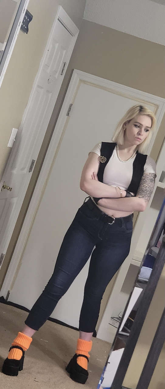 My Android 18 Cosplay It Was A Just For Fun Last Minute Type Of Project