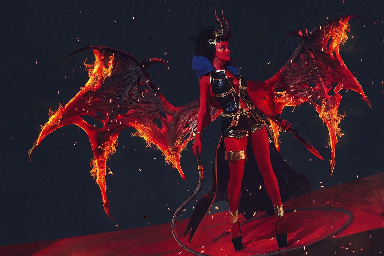 My Queen Of Pain Arcana Cosplay From Dota