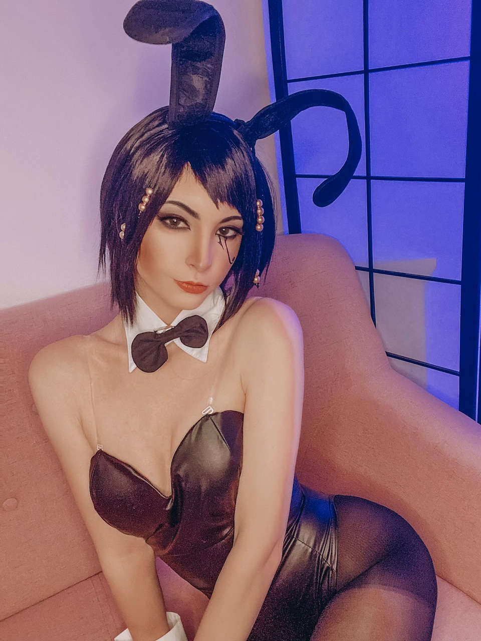 Pharah In Bunny Suit From Overwatch By Lilly Bakamoto Self Mirror Selfi