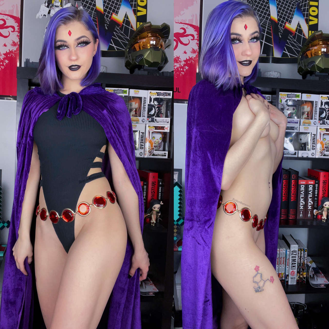 Raven From Teen Titans On And Off By Ashley Spencer Sel