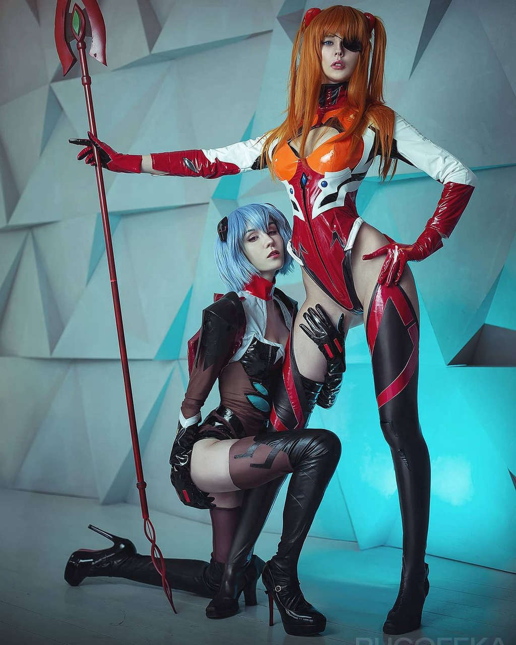 Rei And Asuka By Sc Cosplay And Nelly Laufeyso