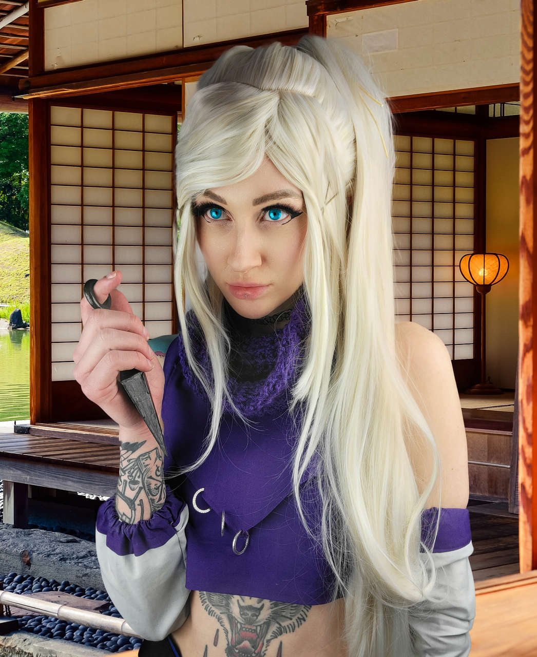 Self Ino Yamanaka Costume Prop Designed And Made By Me I Know The Skirt Isnt Visible 